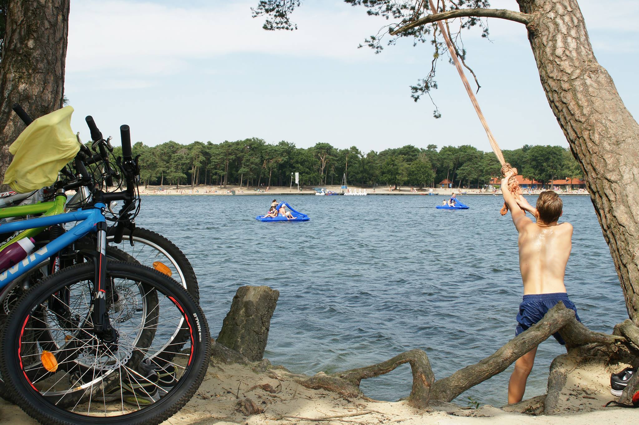 Recreatieplas IJzeren man bij Vught